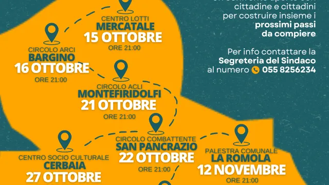 Locandina degli incontri