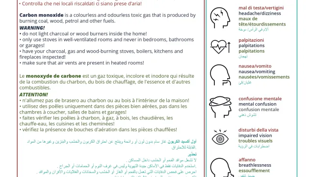 Monossido di carbonio locandina
